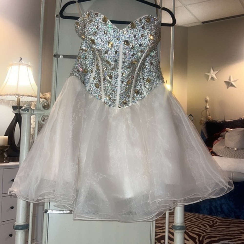 Sequin Pageant Prom Cocktail Party dress size 10. New